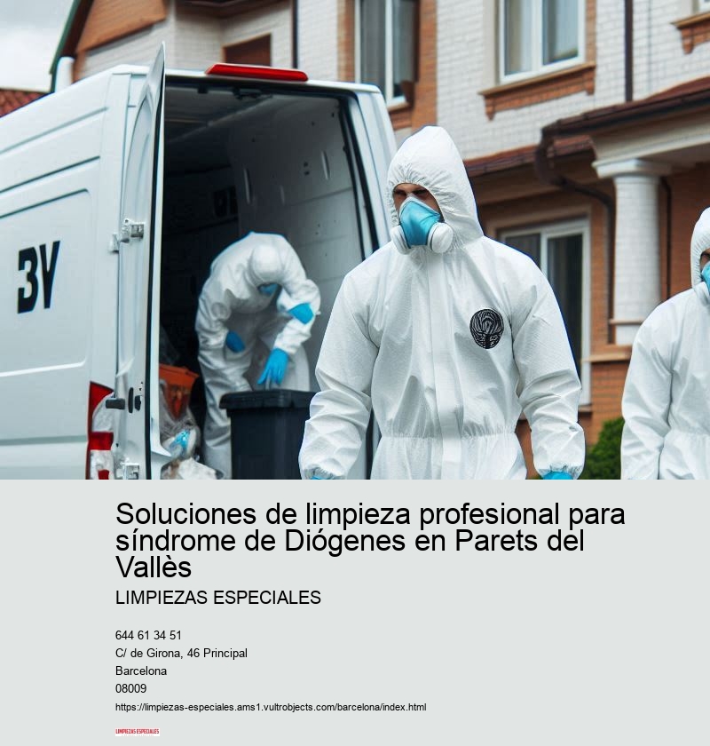 Soluciones de limpieza profesional para síndrome de Diógenes en Parets del Vallès