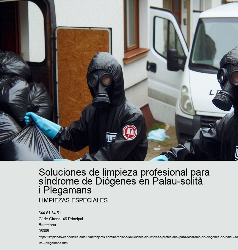 Soluciones de limpieza profesional para síndrome de Diógenes en Palau-solità i Plegamans