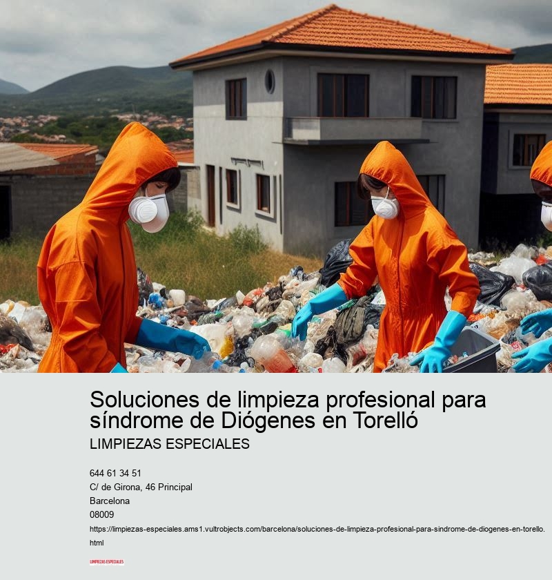 Soluciones de limpieza profesional para síndrome de Diógenes en Torelló