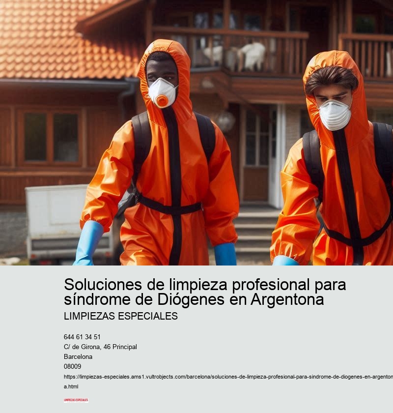 Soluciones de limpieza profesional para síndrome de Diógenes en Argentona