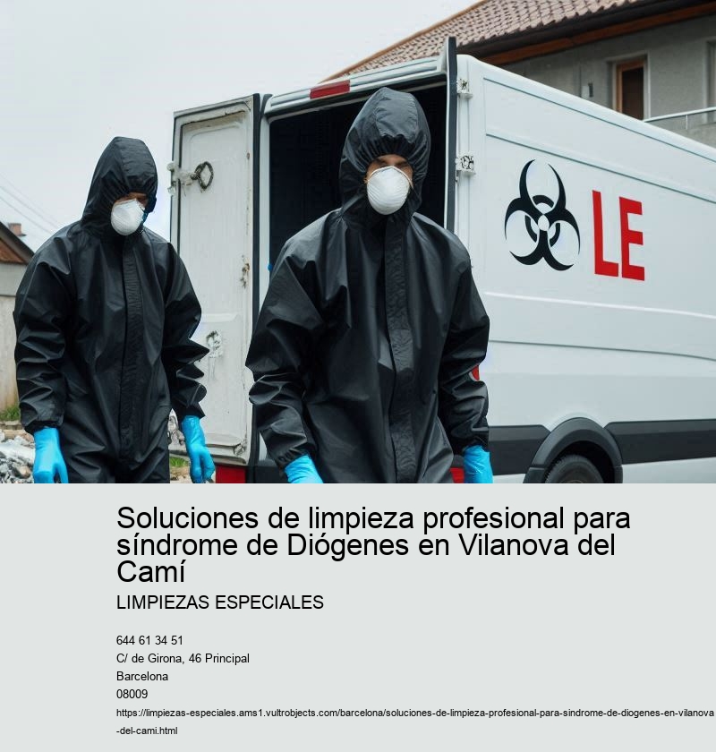 Soluciones de limpieza profesional para síndrome de Diógenes en Vilanova del Camí