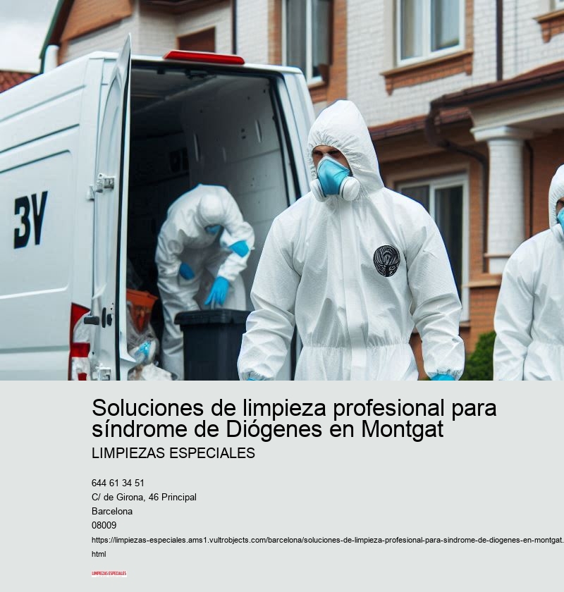 Soluciones de limpieza profesional para síndrome de Diógenes en Montgat
