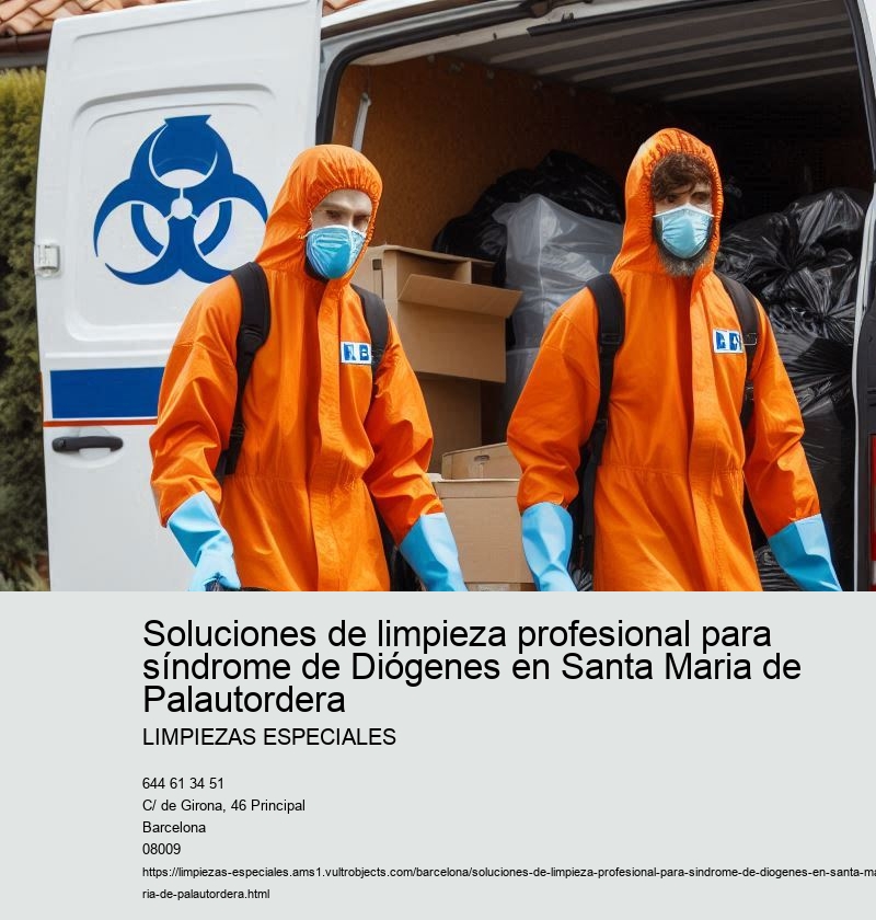 Soluciones de limpieza profesional para síndrome de Diógenes en Santa Maria de Palautordera