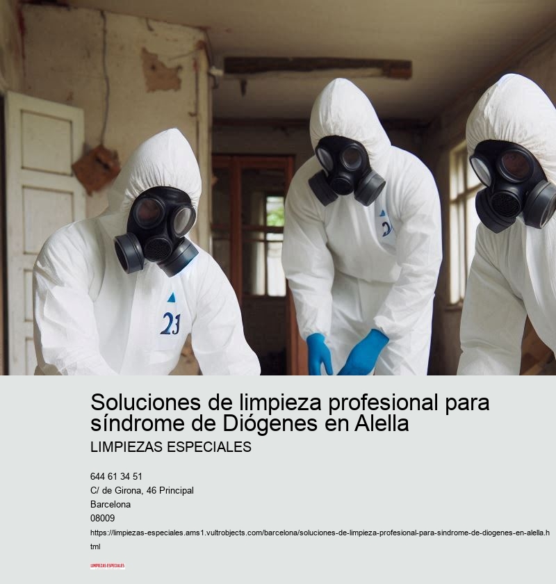 Nuestro proceso de limpieza para el síndrome de Diógenes