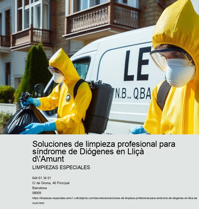 Nuestro proceso de limpieza para el síndrome de Diógenes