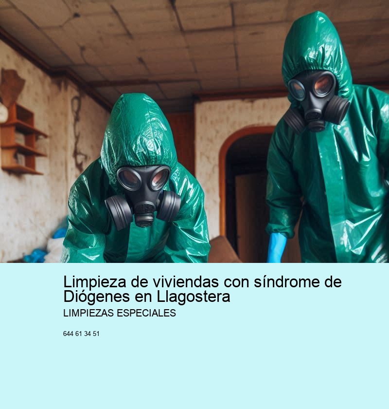 Limpieza de viviendas con síndrome de Diógenes en Llagostera
