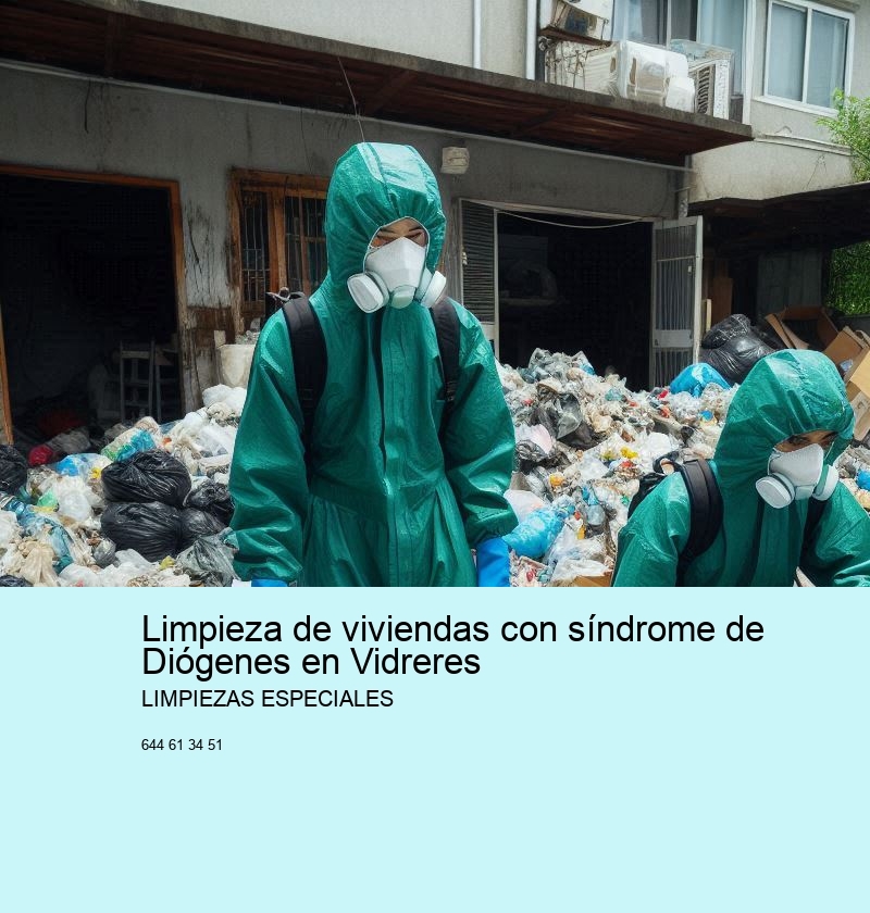 Limpieza de viviendas con síndrome de Diógenes en Vidreres