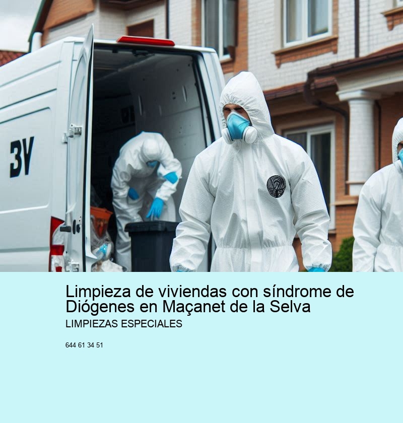 Limpieza de viviendas con síndrome de Diógenes en Maçanet de la Selva