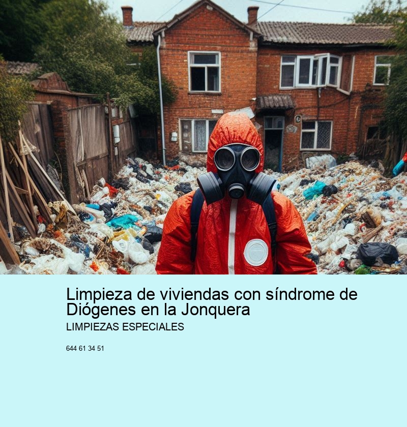 Limpieza de viviendas con síndrome de Diógenes en la Jonquera
