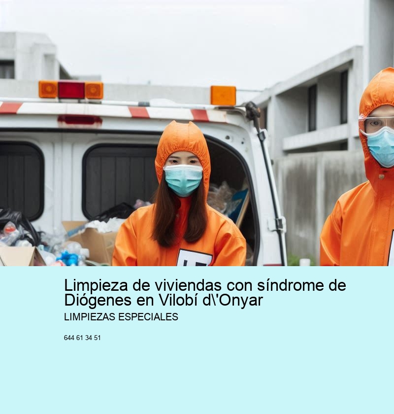 Limpieza de viviendas con síndrome de Diógenes en Vilobí d'Onyar
