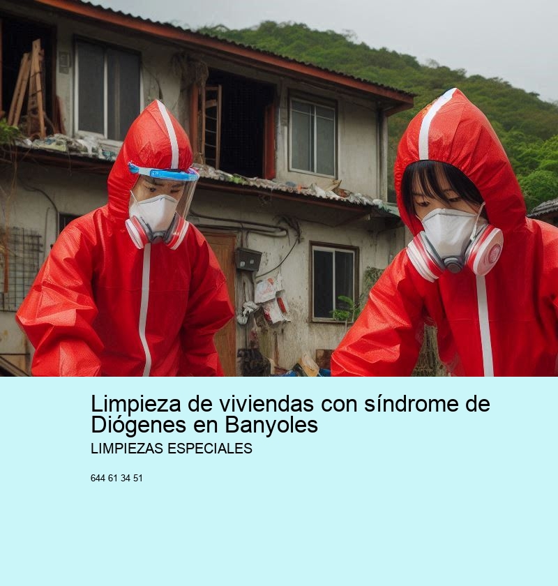 Limpieza de viviendas con síndrome de Diógenes en Banyoles