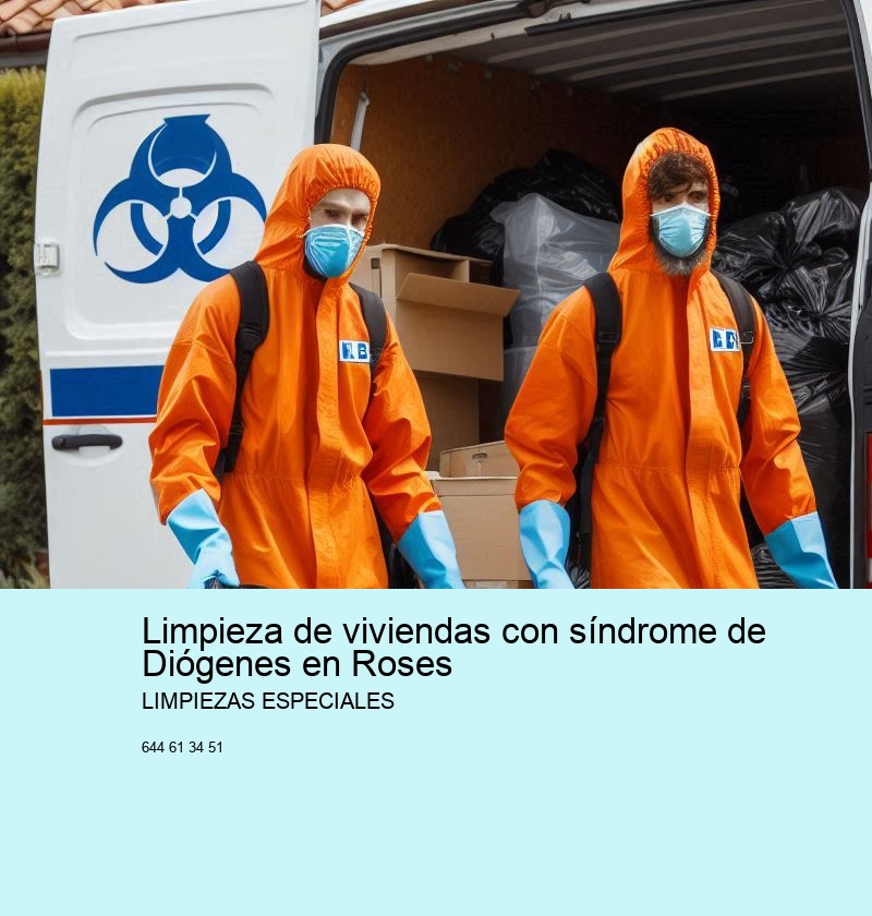 Limpieza de viviendas con síndrome de Diógenes en Roses
