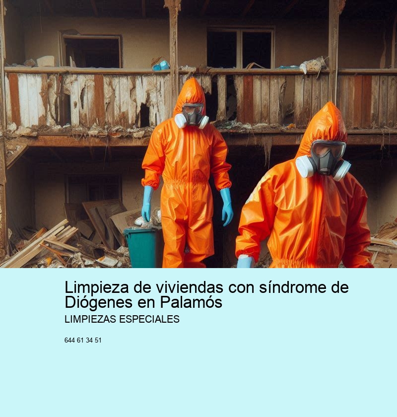 Limpieza de viviendas con síndrome de Diógenes en Palamós
