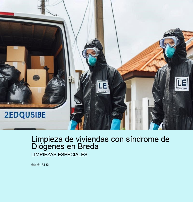 Importancia de una limpieza profesional para el síndrome de Diógenes