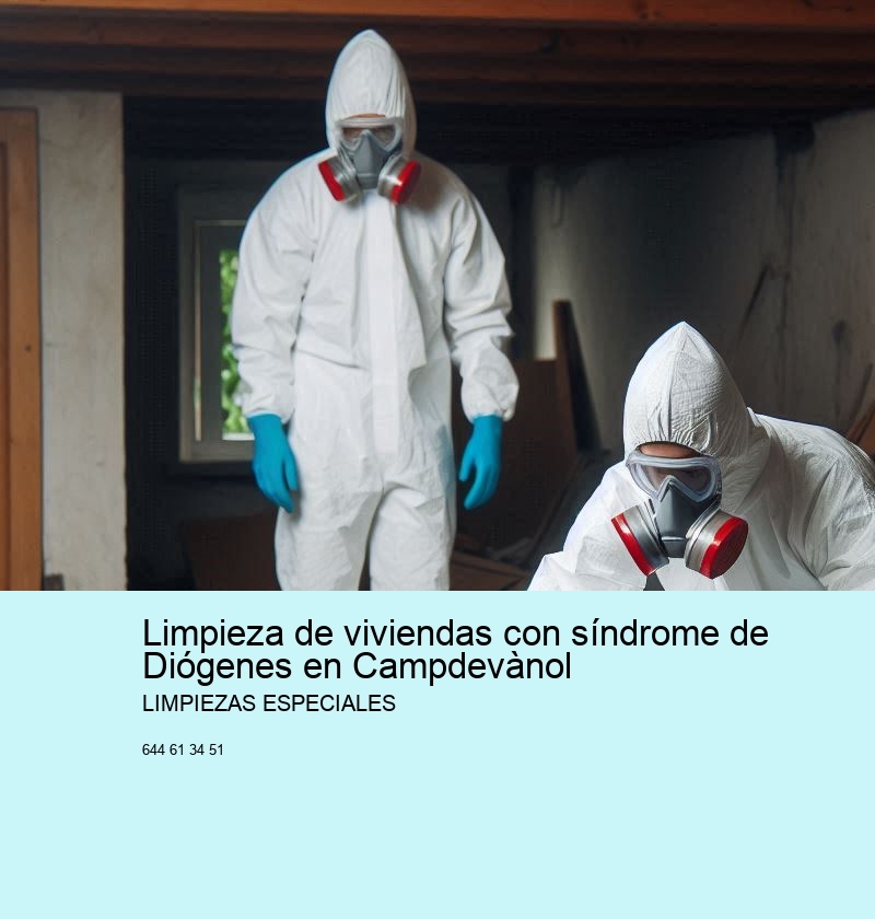 Casos de éxito en la limpieza del síndrome de Diógenes