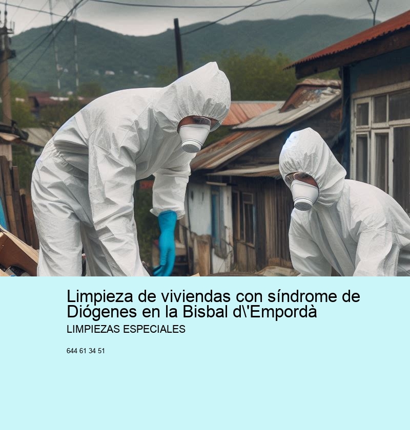 Costes asociados a la limpieza del síndrome de Diógenes