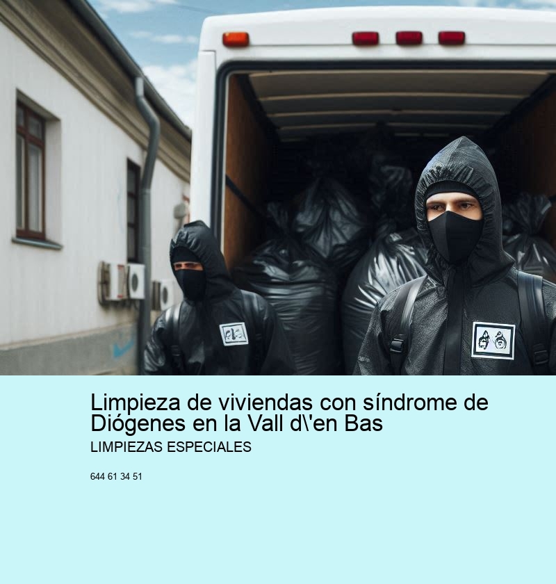 Importancia de una limpieza profesional para el síndrome de Diógenes